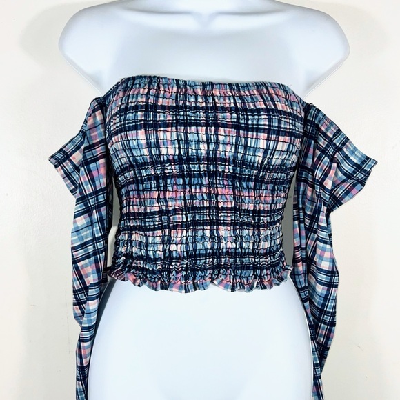 Smocked top with square neckline size xl - Picture 3 of 5